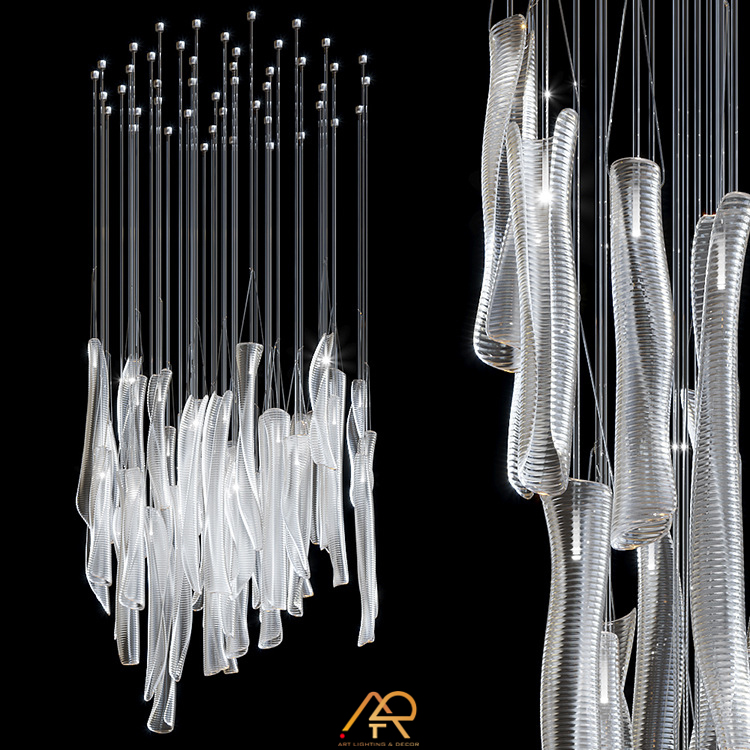 Đèn Chùm Thông Tầng Luxury Light Flow ART-5022