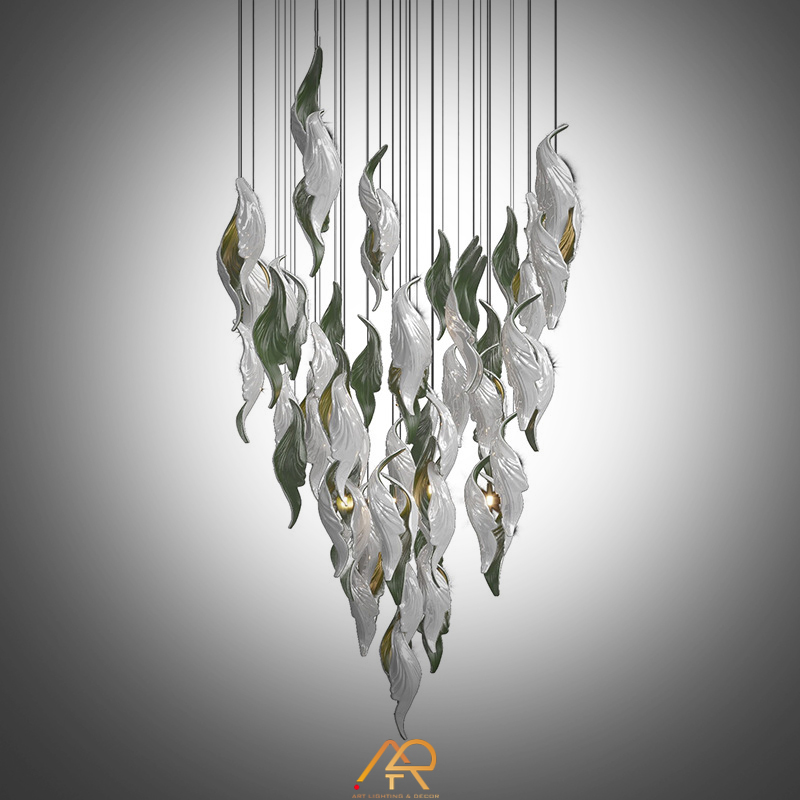 Đèn Chùm Thông Tầng Emerald Leaf ART-5023