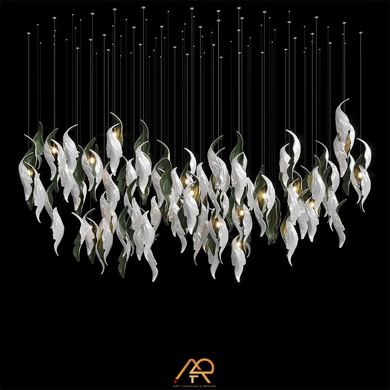 Đèn Chùm Thông Tầng Emerald Leaf ART-5023