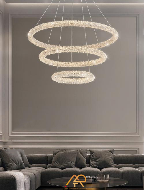 Đèn Chùm Pha Lê Vòng Tròn Tầng ART-7071