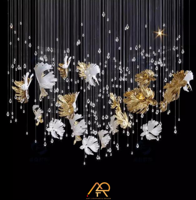 Đèn Chùm Thông Tầng Cao Cấp LUX Bird Symphony ART-5028