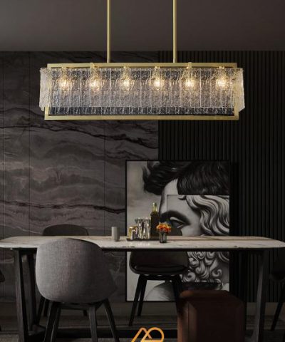 Đèn Thả Dài Pha Lê Hộp Vuông ART-4070