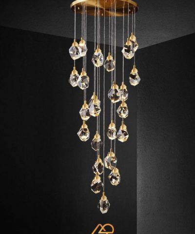 Đèn Chùm Pha Lê Aurora Crystal Drops ART-7073