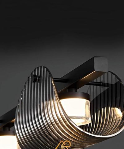 Đèn Thả Trần Nghệ Thuật Hiện Đại LUX Glass Wave Linear ART-4079