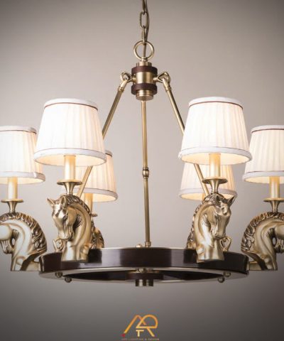 Đèn Chùm Nghệ Thuật Horse Head ART-7083
