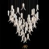Đèn Chùm Thông Tầng Cánh Hoa Sứ Nghệ Thuật ART-5021