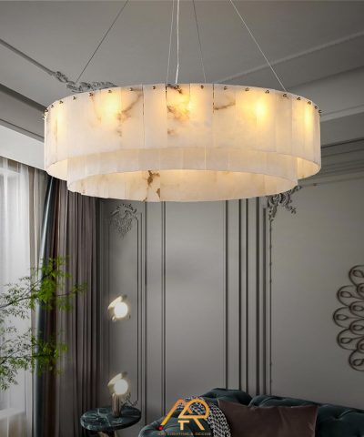 Đèn Chùm Đá Tự Nhiên Hoàng Gia Aurora Grande ART-7041