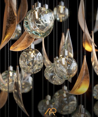 Đèn Chùm Thông Tầng Cao Cấp LUX Galaxy Rain ART-5024