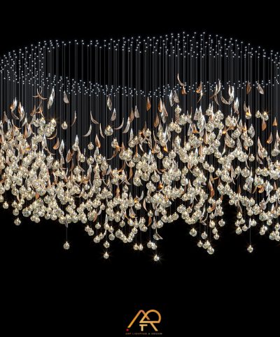 Đèn Chùm Thông Tầng Cao Cấp LUX Galaxy Rain ART-5024