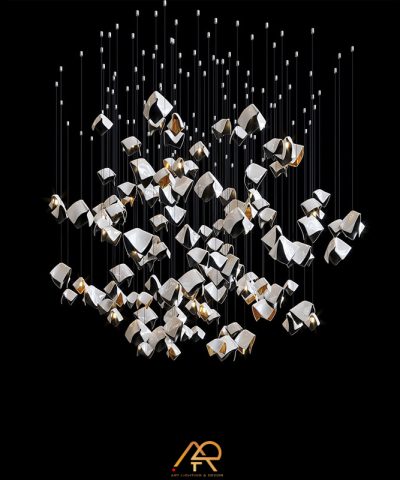 Đèn Chùm Thông Tầng Nghệ Thuật LUX Origami Sky ART-5026