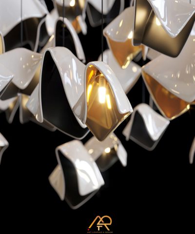 Đèn Chùm Thông Tầng Nghệ Thuật LUX Origami Sky ART-5026