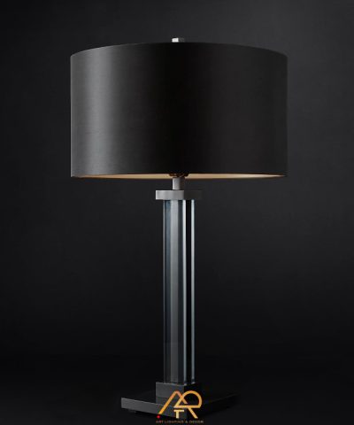 Đèn Bàn Pha Lê Chụp Đen Cao Cấp LUX NOIR ART-2023