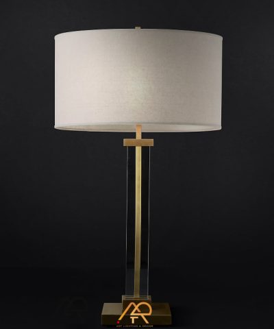 Đèn Bàn Pha Lê Chụp Đen Cao Cấp LUX NOIR ART-2023
