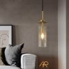 Đèn thả đồng chao thủy tinh ART4001