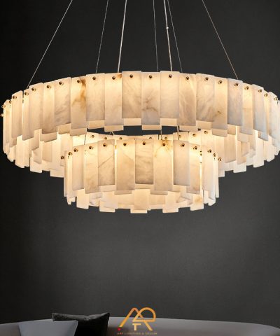Đèn Chùm Đá Tầng Cao Cấp Celesta Onyx ART-7032
