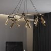 Đèn chùm đồng bắc âu cao cấp ART-7022