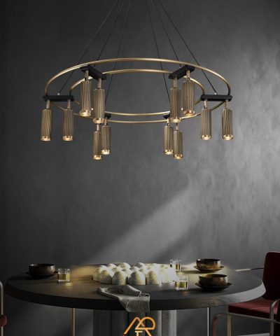 Đèn chùm đồng bắc âu cao cấp ART-7022