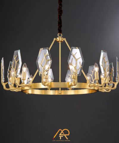 Đèn chùm đồng cao cấp ART-7006