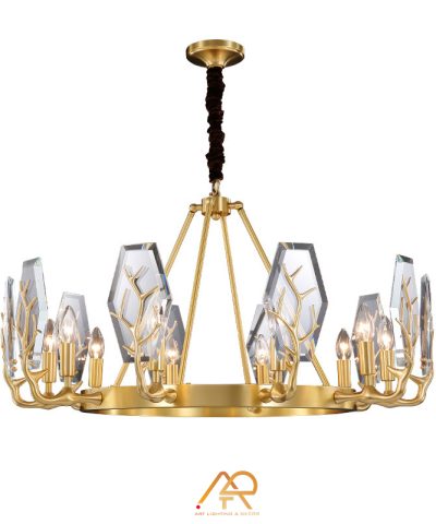 Đèn chùm đồng cao cấp ART-7006