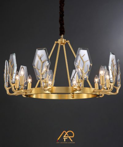 Đèn chùm đồng cao cấp ART-7006