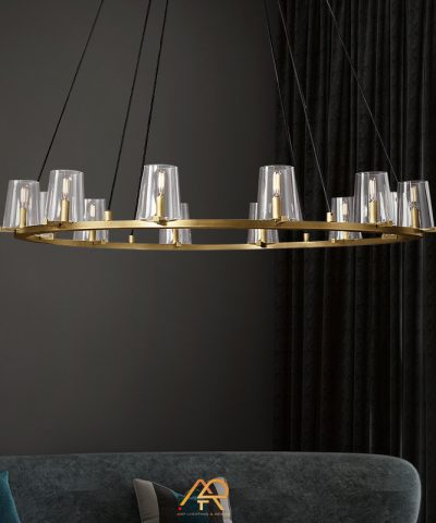 Đèn chùm đồng cao cấp ART-7018