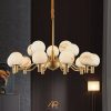 Đèn chùm đồng chao đá cẩm thạch tây ban nha cao cấp ART-7020
