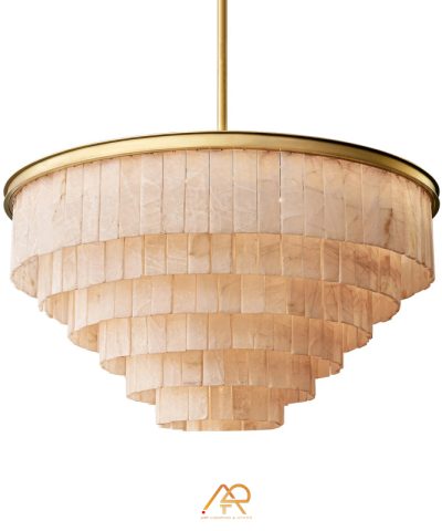 Đèn chùm chao đá tay ban nha cao cấp ART-7017