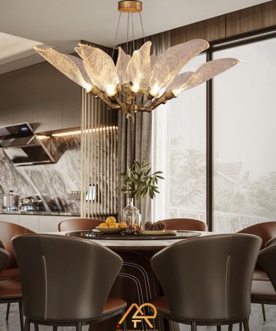 Đèn chùm đồng Serip ART-7009A