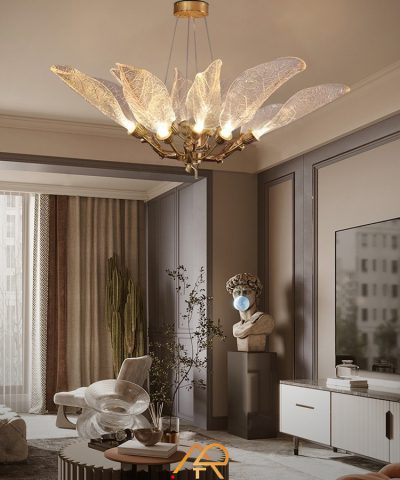 Đèn chùm đồng Serip ART-7009A