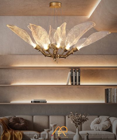 Đèn chùm đồng Serip ART-7009A