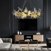 Đèn chùm lá phong cao cấp ART 7030