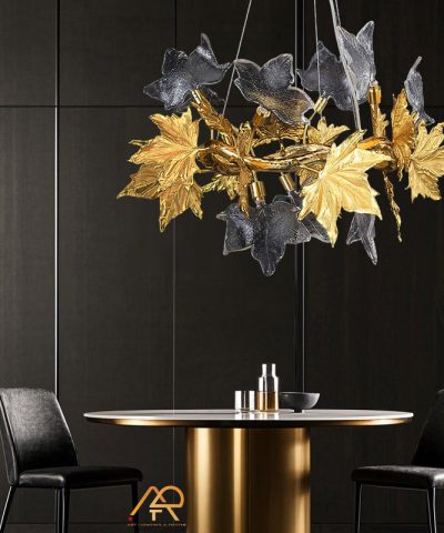 Đèn chùm lá phong cao cấp ART 7030
