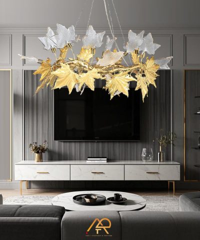 Đèn chùm lá phong cao cấp ART 7030