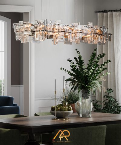 Đèn chùm pha lê cao cấp bàn ăn ART-7008