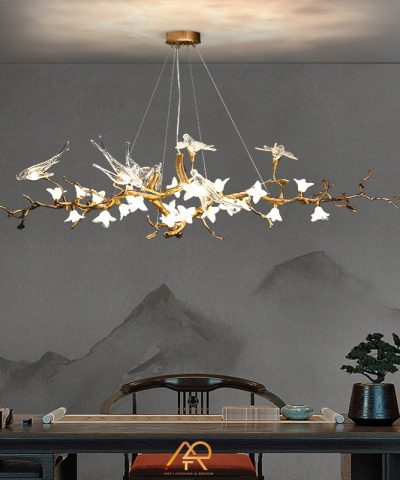 Đèn chùm serip bằng đồng cao cấp ART-7014
