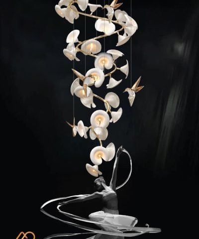 Đèn chùm thông tầng nghệ thuật  ART-5018