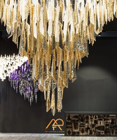 Đèn chùm thông tầng pha lê cao cấp ART-5017