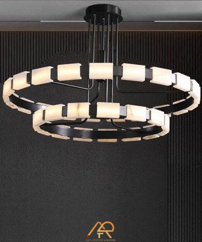 Đèn Chùm Vòng Đá Orbis Duo ART-7034