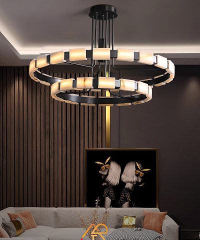 Đèn Chùm Vòng Đá Orbis Duo ART-7034