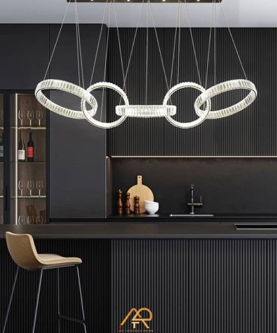 Đèn thả bàn ăn pha lê 529