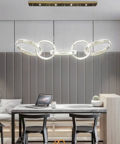Đèn thả bàn ăn pha lê 529