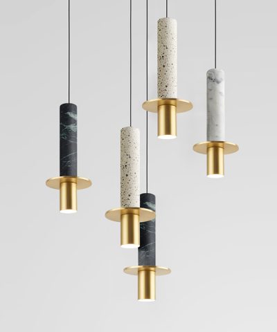 Đèn thả ống đá cẩm thạch ART 4023