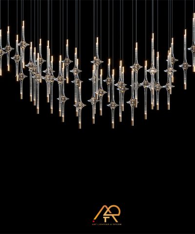 Đèn thả thông tầng pha lê ART 5013