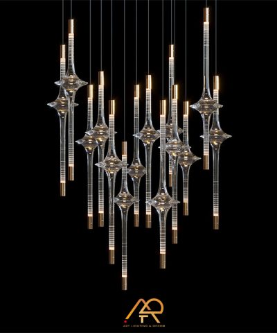 Đèn thả thông tầng pha lê ART 5013