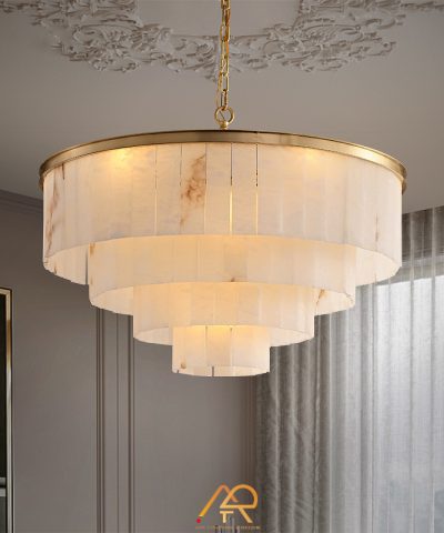 Đèn Chùm Đá Tầng Thác Ánh Sáng Aurora Cascade ART-7033