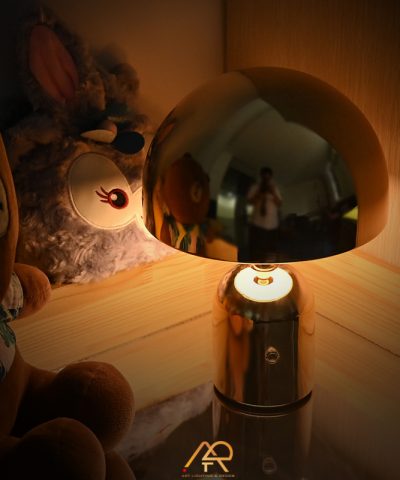 Đèn Ngủ Mini Kim Loại Hình Nấm Retro Glow ART-2025