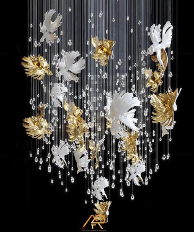 Đèn Chùm Thông Tầng Cao Cấp LUX Bird Symphony ART-5028