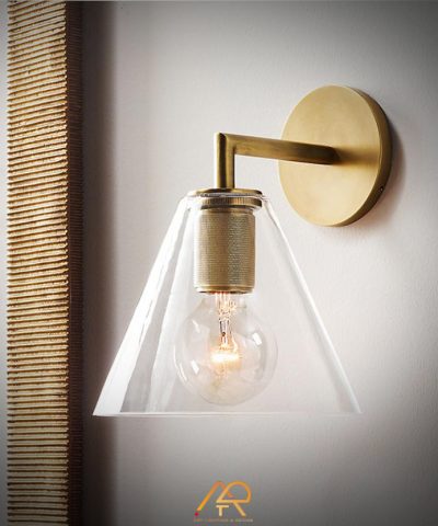 Đèn Tường Thủy Tinh Nón Kim Cổ ART-8030