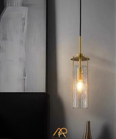 Đèn Thả Thủy Tinh Trụ Vàng Sang Trọng ART-4068