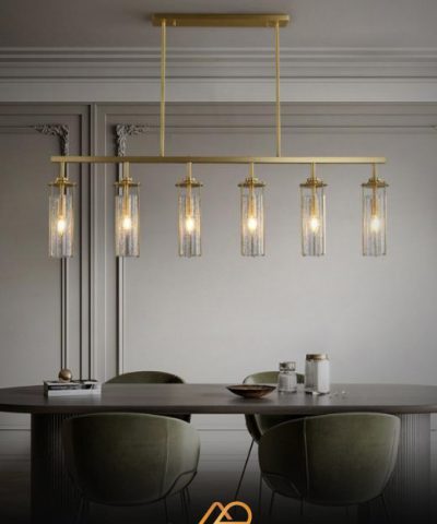 Đèn Thả Dài Bàn Ăn Trụ Thủy Tinh ART-4069